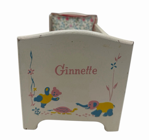 Ginnette doll crib wood - ginnette,